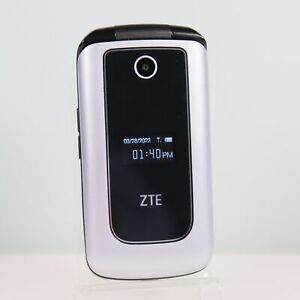 ZTE Z233V (Verizon) Cymbal 4G LTE Silver Flip Phone