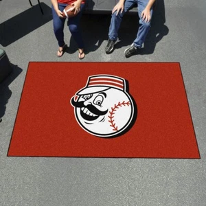 MLB - Cincinnati Reds Ulti-Mat Rug - 5ft. x 8ft. - Picture 1 of 5