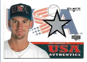 Roy Oswalt 2000 Upper Deck Black Diamond USA Authentics Jersey Relic #145 - Bild 1 von 2
