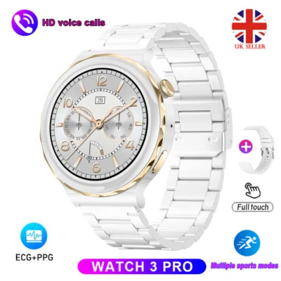 GT3 Pro Waterproof Smart Watch Women Ladies Fitness Tracker BT Call Smartwatch - Image 1 of 4