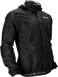 ACERBIS X DRY RAIN JACKET BLACK ADULT WATERPROOF MOTOCROSS MX ENDURO MTB BMX NEW - Picture 1 of 1