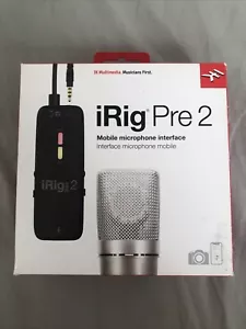 IK Multimedia iRig Pre 2 - XLR Microphone Interface for iOS Devices BNIB - Picture 1 of 4