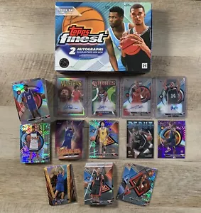 2023/24 Topps Finest Basketball Bulk Lot (110) Autos, Inserts, X Fractor, Rare - Picture 1 of 12