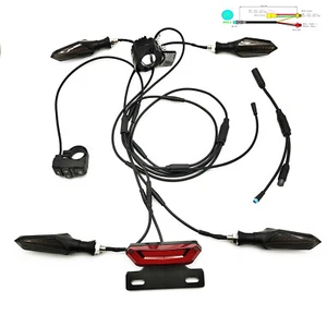E-Bike 36V/48V/60V Headlight&Taillight Turn Signal Light Brake light & Switch - Picture 1 of 11