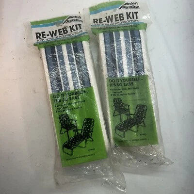 Kit de 2 sillas de césped Arden Paradise #79991 3"x30’ Nantucket azul/blanco/azul marino Foto 1 de 4