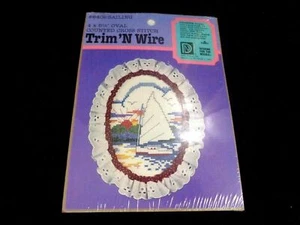 Designs For The Needle Sailing Trim ‘N Wire Counted Cross Stitch Kit 8402 NEW - Picture 1 of 6