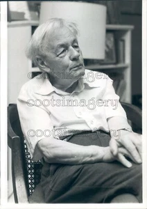 1984 Press Photo Father of Ecology G Evelyn Hutchinson - Picture 1 of 2