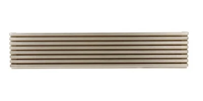 IMA Click Vent System Grill Strips 600 mm Length White Black Stainless Steel Effect