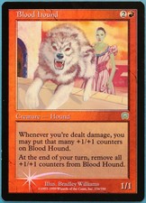 Blood Hound FOIL Mercadian Masques NM Red Rare MAGIC CARD (ID# 198181) ABUGames