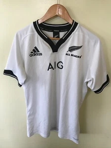 Adidas Neuseeland Rugby Union Shirt Primeblue AIG weiß Größe M 2021/22 - Bild 1 von 11
