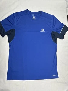 SALOMON Mens Advanced Skin Active Dry Running Cycling Top Size Medium FAST POST - Picture 1 of 9