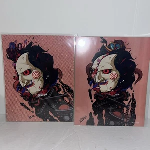 Bam Box Horror Saw Jigsaw Autograph Print Variant /500 /2500 Set Kevin Flores - Bild 1 von 7