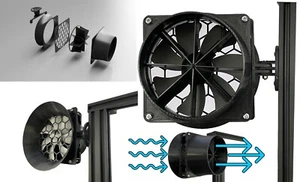 Windsimulator 140mm Lüfter Luftglätter für Sim Racing ShakeIt Wind - Bild 1 von 11
