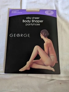 Pantimedias George Body Shaper Nude Plus Sandalia Transparente Sedosa - Imagen 1 de 8