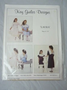 Kay Guiles Designs Laura Kleid Schnittmuster Mädchen Größen 4 - 14 - Bild 1 von 2