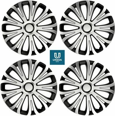 Wheel Trim Cover Thrust 16" To Fit Audi Q3 Silver/Black Set Of 4 - Image 1 of 4
