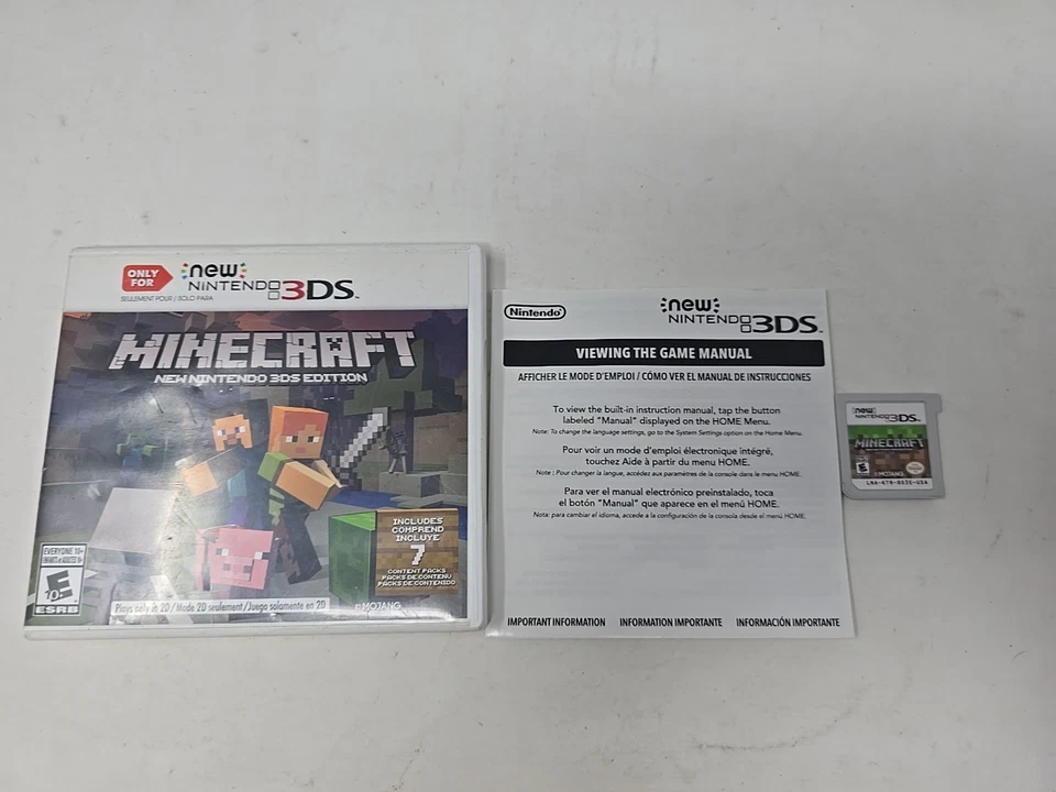 Minecraft para New Nintendo 3DS - Nintendo 3DS Completo Foto 1 de 2