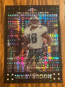 2007 Topps Chrome X rifrattore #TC72 Brian Westbrook Philadelphia Eagles Legend - Foto 1 di 2