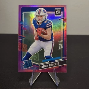 2023 Panini Donruss - Rated Rookie Dalton Kincaid #308 Optic Preview Pink Prizm - Picture 1 of 2