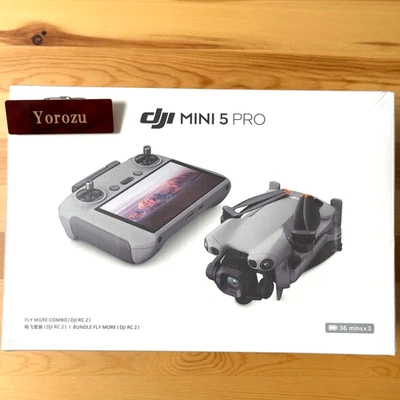 DJI Mini 5 Pro Fly More Combo RC 2 Controller 36 min 3 Battery Drone Japan - Image 1 of 4