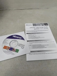 Memorex CD & DVD Label Maker exPressit Disc & Manual Software Express It 2006 - Picture 1 of 3