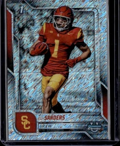 2025 Bowman Chrome U Eli Sanders 1st Bowman Shimmer - Picture 1 of 2