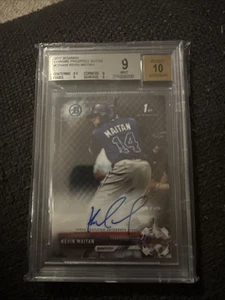 2017 Bowman Chrome CPA-KM Kevin Maitan BGS 9 Auto 10 - Bild 1 von 2
