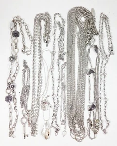 Colección Collar Chico's Vintage Tono Plata - Lote de 9 Tallas Varios Estilos - Imagen 1 de 12