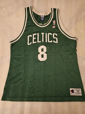 VTG 90s Boston Celtics Antoine Walker #8 NBA Champion Jersey Size 52(XXL) 💚  - Image 1 of 4