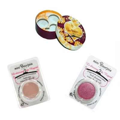 Bourjois 2x Mini Eyeshadow No. 62 + 47 Plus Dressing Wardrobe Holder - Image 1 of 2