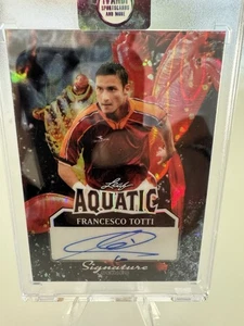 2025 Leaf Signature Series - Aquatic Francesco Totti #A-FT2 1 /1 (AU) AS Roma - Bild 1 von 2