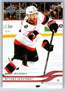 2025-26 Upper Deck Series 1 #122 Nick Jensen Ottawa Senators - Picture 1 of 2