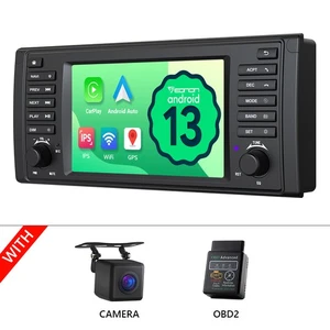 CAM+OBD+Eonon Android 13 7" Car Radio GPS Stereo CarPlay For BMW 5 E39 1995-2003 - Picture 1 of 22