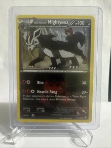 Pokemon Mightyena Hp100 19/34 Regular  - Picture 1 of 10