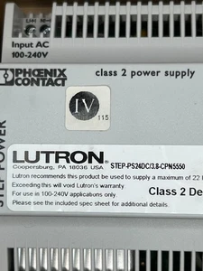 Lutron Step-PS24DC/3.8-CPN5550 Power Supply CUST-GRX-5 Phoenix Contact - Picture 1 of 9