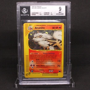🔥 BGS 9 MINT ARCANINE HOLO RARE | SKYRIDGE H2/H32 🔥 - Picture 1 of 12