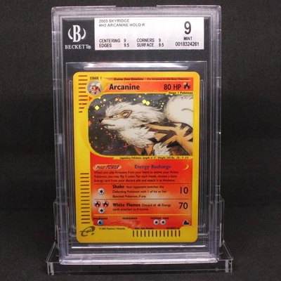 🔥 BGS 9 MINT ARCANINE HOLO RARE | SKYRIDGE H2/H32 🔥 - Image 1 of 4