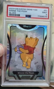 2023 Kakawow Phantom Disney 100 Winnie the Pooh Silver #PD-B-51 PSA 9 Wonder - Picture 1 of 4