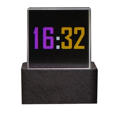 Holographic Cube Display A Modern Solution for Time and Weather Tracking - Immagine 1 di 4