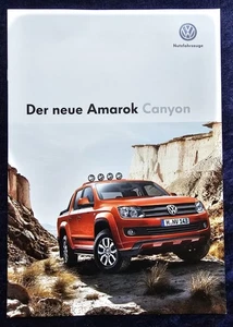 Der neue VW Amarok Canyon Prospekt, 7.2013,   mit den Farben - Bild 1 von 3