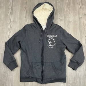 Disneyland 55 Hoodie mit Kunstfell gefüttert Full Zip Damen Gr. L Disney Parks Merch - Bild 1 von 7
