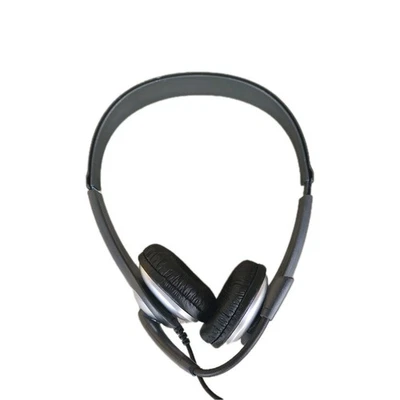 Cyber Acoustics AC-204 Stereo Headset 3.5mm with Y-Adapter for School Home Use - Image 1 of 2