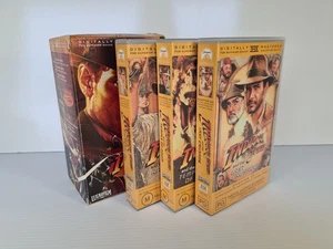 The Adventures of Indiana Jones Collection 1 2 3 Movie VHS Box Set - Picture 1 of 8