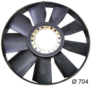 MAHLE Premium Line Fan wheel CFW51000P for IVECO EUROTRAKKER etc - Picture 1 of 4