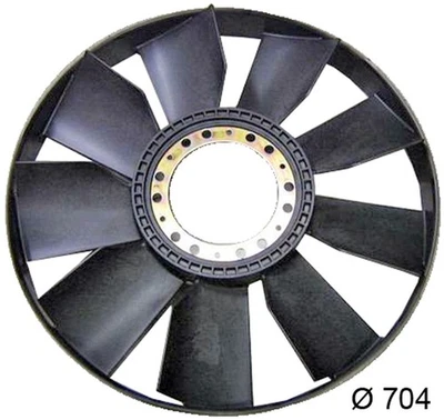 MAHLE Premium Line Fan wheel CFW51000P for IVECO EUROTRAKKER etc - Image 1 of 4