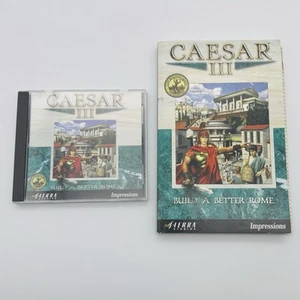 Caesar 3 III - CD-ROM PC Videospiel und Bedienungsanleitung Buch Sierra sehr guter Zustand - Bild 1 von 5