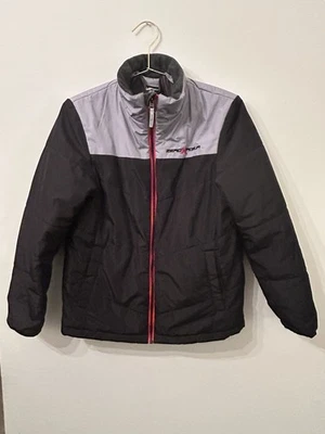 ZeroXposur Cold Weather Puffer Zip-Up Jacket for Boys Size 14/16 XL, Black/Gray - Image 1 of 4