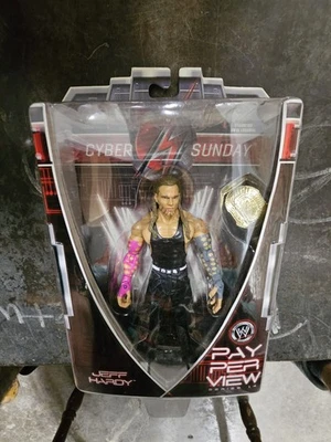 Jeff Hardy 2009 Cyber Sunday Pay Per View WWE Series 20 Jakks Ruthless TNA WWF Foto 1 de 2