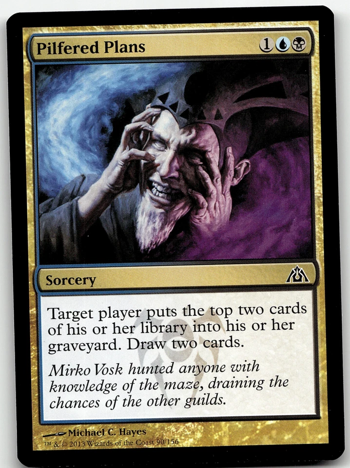 MTG Pilfered Plans Dragon's Maze 90/156 Regular Common - Image 1 of 1