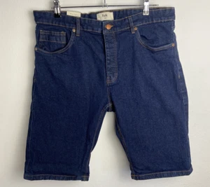 Folk Denim Shorts Stretch Selvedge Men’s Size W36 - Picture 1 of 12